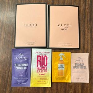 FREE WITH BUNDLE Gucci and Sol de Janeiro Sample Set